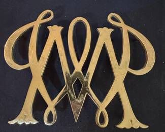 Virginia Metalcrafters William  Mary Cypher Trivet