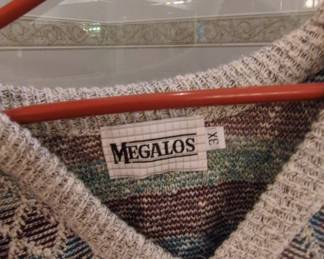 MEGALOS X VNeck Knit Vest second image