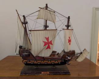 Santa Maria Caravel Model Ship