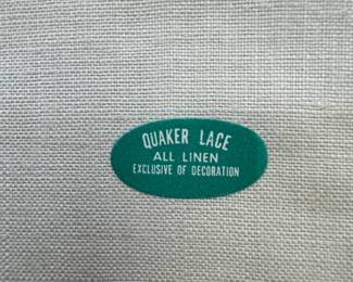 Quaker Lace Shaker Lace Linen Handkerchiefs Set of  second image