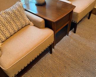 Delicraft end tables and Pier 1 chairs 