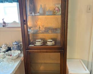 Two light display cabinet