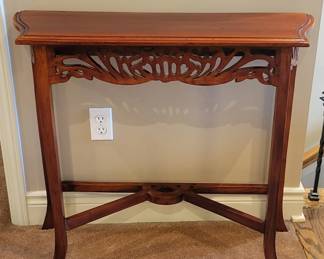 PRESALE - $40 SOLID WOOD DECORATIVE SIDE TABLE 12"D X 24" W X 24"H