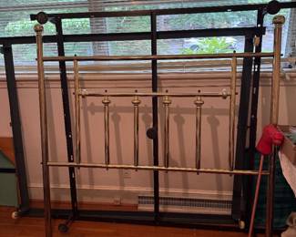 Brass Full Bed - $50