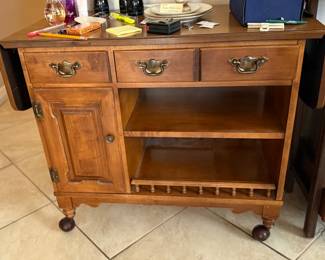 Buffet serving cart 