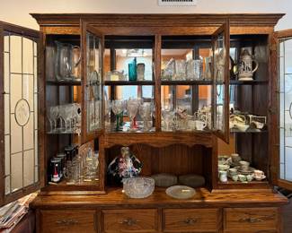 Lots of glassware and crystal