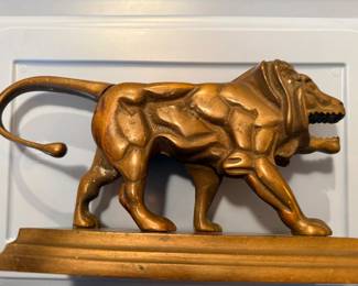 Brass mechanical nutcracker