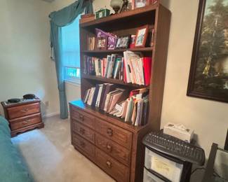 Books and bookshelf