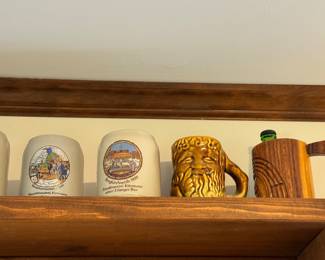 Beer stein collection