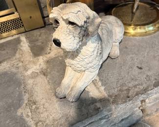 Dog statue