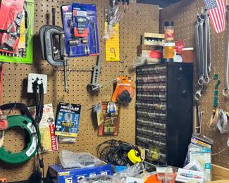 Tool room with all sorts of practical items