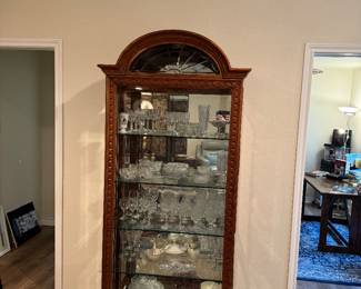 China Hutch filled with fine Crystal 