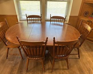 Solid Wood Dining Table and chairs 