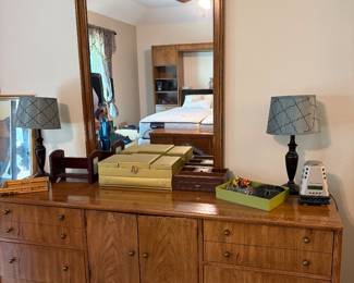 Stanley Furniture  MCM Dresser and mirror