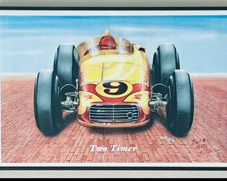 TWO TIMER 1998 FRAMED PRINT BY BOB MCCOY 12"X18"