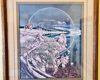 FRAMED BEV DOOLITTLE FRAMED PRINT