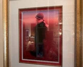 Gary Ernest Smith Print "Boy with a Red Hat"