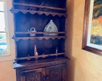 Oak Shelf Hutch