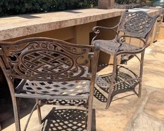Pr. Metal Barstools