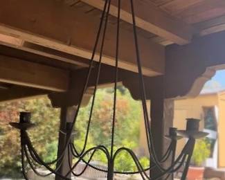 Metal Hanging Candelabra