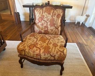 French Country Bergere Chair (close)
