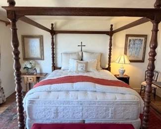 Simon Bigart Four Poster King Bedframe