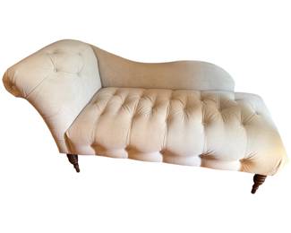 1 of 2 of the same style are available: chaise 56”long  24” wide by 18” tall 
