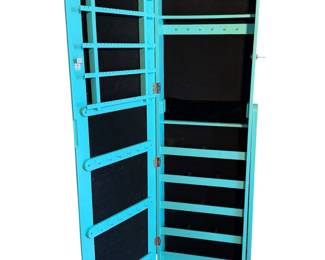 Inside of the jewelry storage mirror 