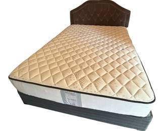 Queen size bed (frame, mattress and headboard) 