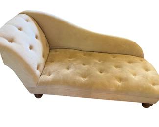 Well loved chaise 72”x30”x15” tall 