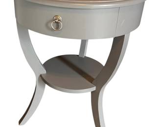 2 of 2 grey nightstand table 