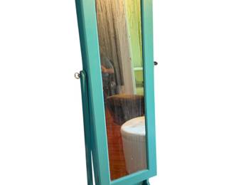 Jewelry storage mirror 