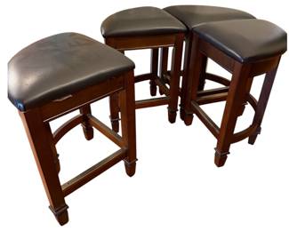 Small gaming table stools: 16”x15”x23” tall 