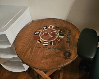 Nautical folding table