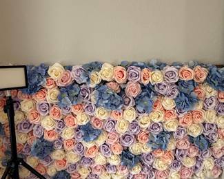 Artificial Flower Wall Panel