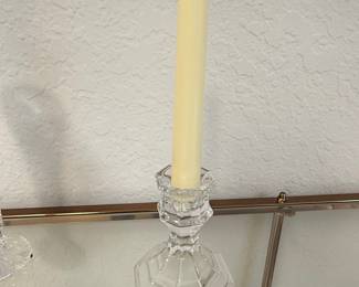 Cut Crystal Candlestick