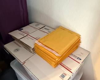 USPS Priority Mail Boxes and Bubble Mailers