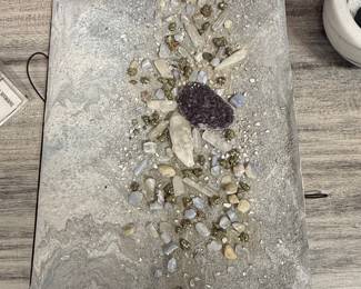 Handmade Crystal and Gemstone Embellished Journal/Notebook