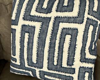 Geometric Maze Throw Pillow