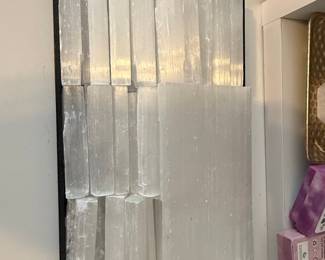 Selenite Crystal Display Panel