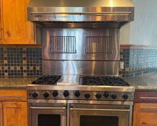 Viking 48” Duel Fuel Range with Venthood.  Small oven not working.  $2,000