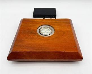 LED-Lit Wood Display Plinth with Battery Pack