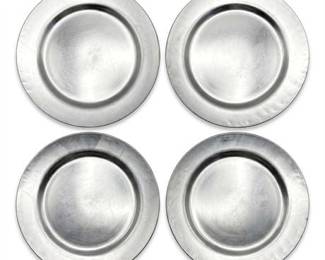 Set of Williams-Sonoma Silver-Tone Chargers