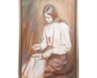 Chudova Portrait of a Seated Young Woman