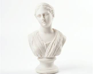 Neoclassical Bust of a Classical Maiden
