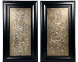 Pair of Paragon 'Entrance II' Decorative Wall Panels