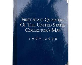 U.S. State Quarters Collector's Map 1999–2008