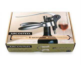 Arcosteel Rabbit-Style Lever Corkscrew Set #1759