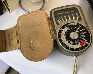 Vintage light meter
