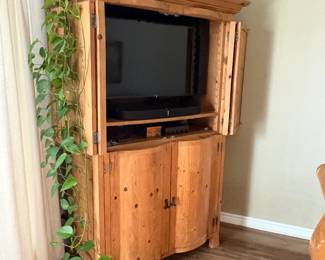 Custom built Pine Armoire